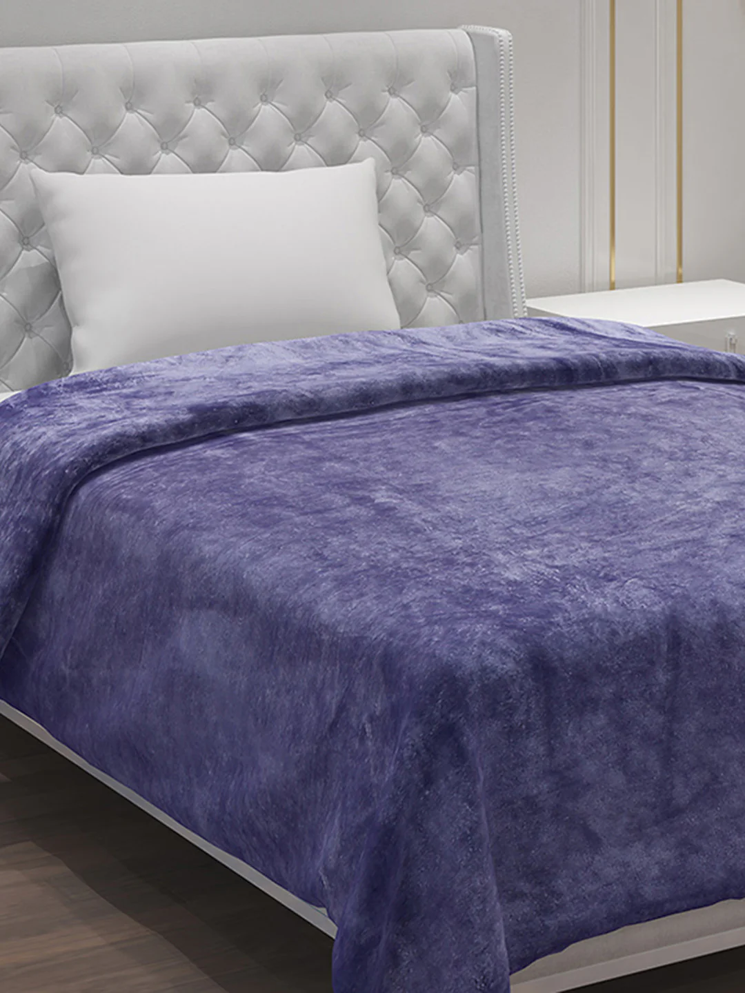 Solid 100% Polyester Single Bed Blanket for AC Room - Image 4