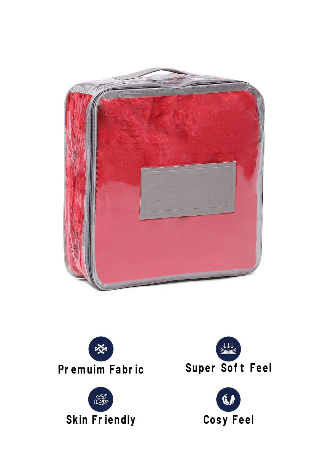 Solid 100% Polyester Single Bed Blanket for AC Room - Image 8