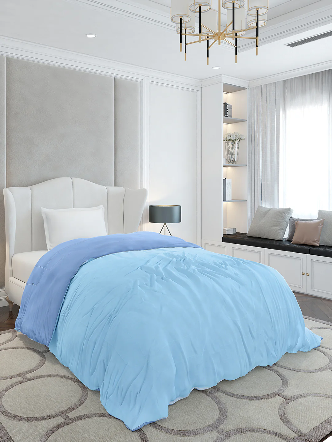 Solid Single Bed 110 GSM Comforter for AC Room - (Icefelgsb) - Image 5