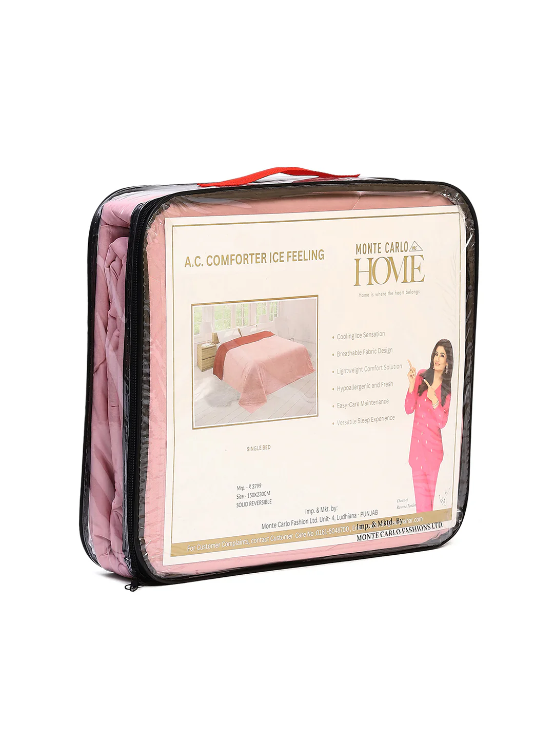 Solid Single Bed 110 GSM Comforter for AC Room - (Icefelgsb) - Image 12