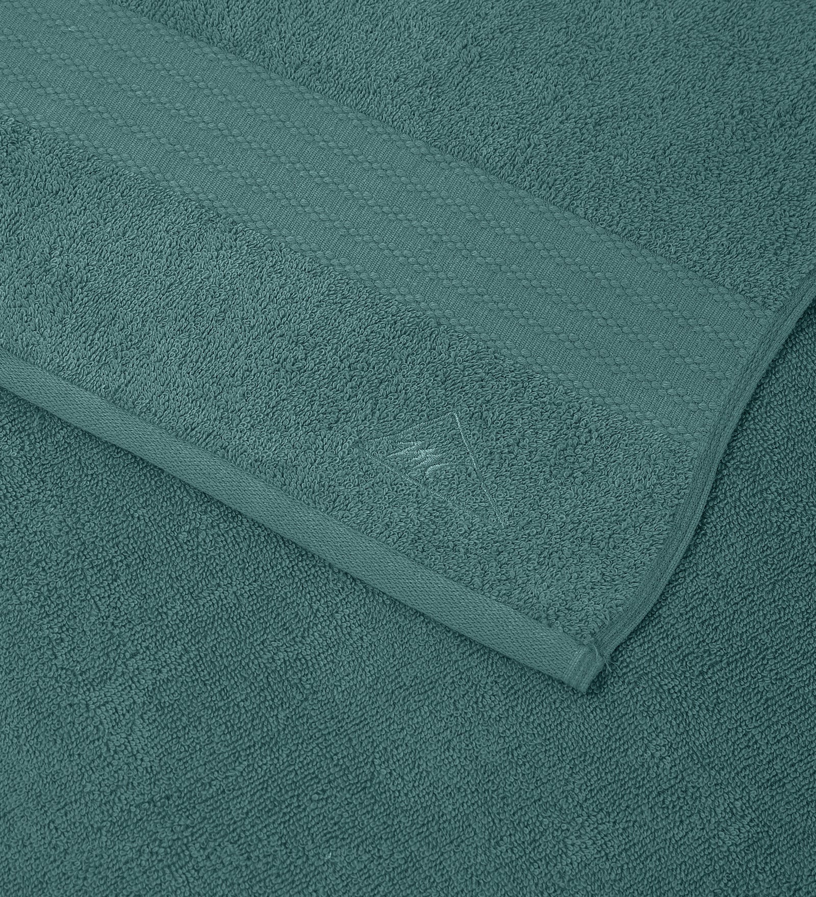 Turquoise Blue Pure Cotton Solid 380 GSM Bath Towel 1 Piece (Jazz Collection) - Image 6
