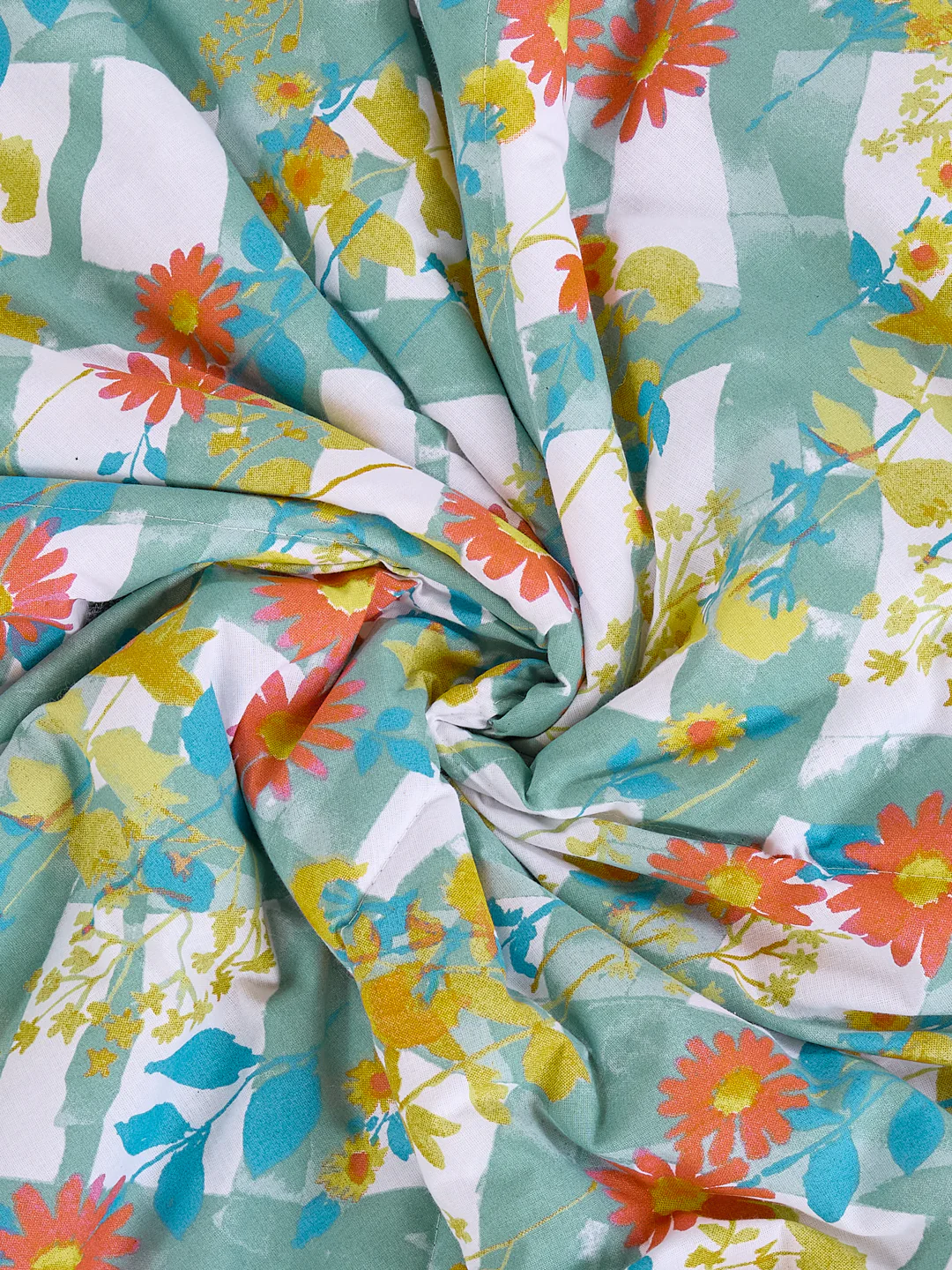 Vertical Floral Print King Size 3 Ply 150 GSM Comforter Prestige Collection Weight 2.5 kg - Image 7