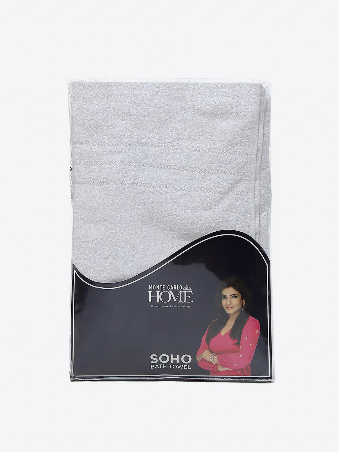 White Cotton 350 GSM Bath Towel - Image 5