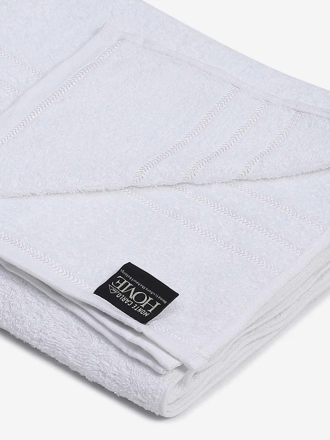 White Cotton Solid 350 GSM Car Towel (Soho) - Image 3