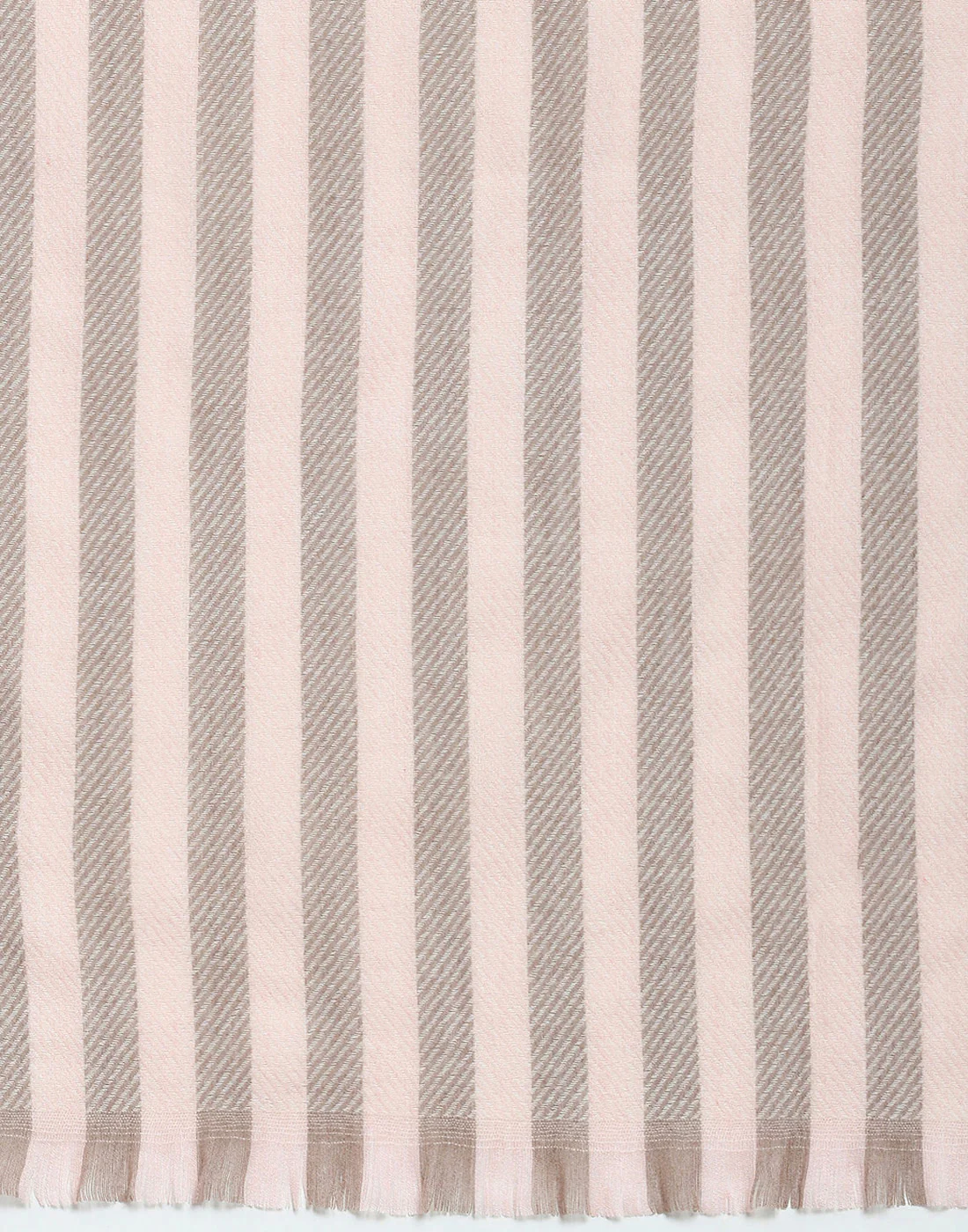Women Beige Stripe Stole - Image 7