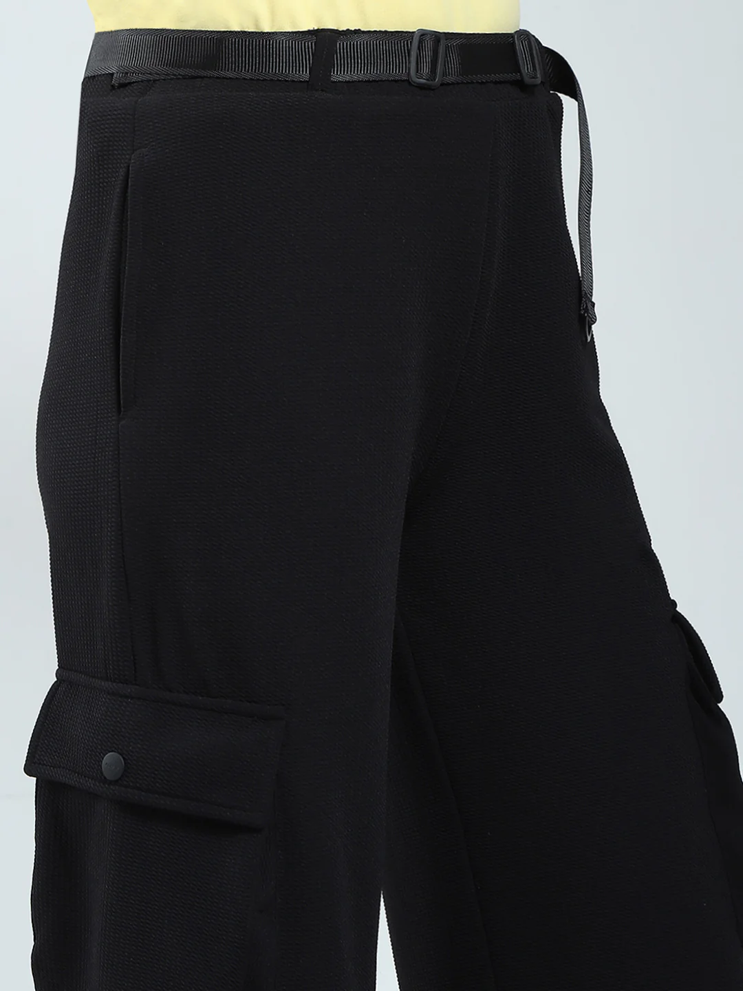 Rock.it Women Black Self Design Regular Fit Lower - Image 6