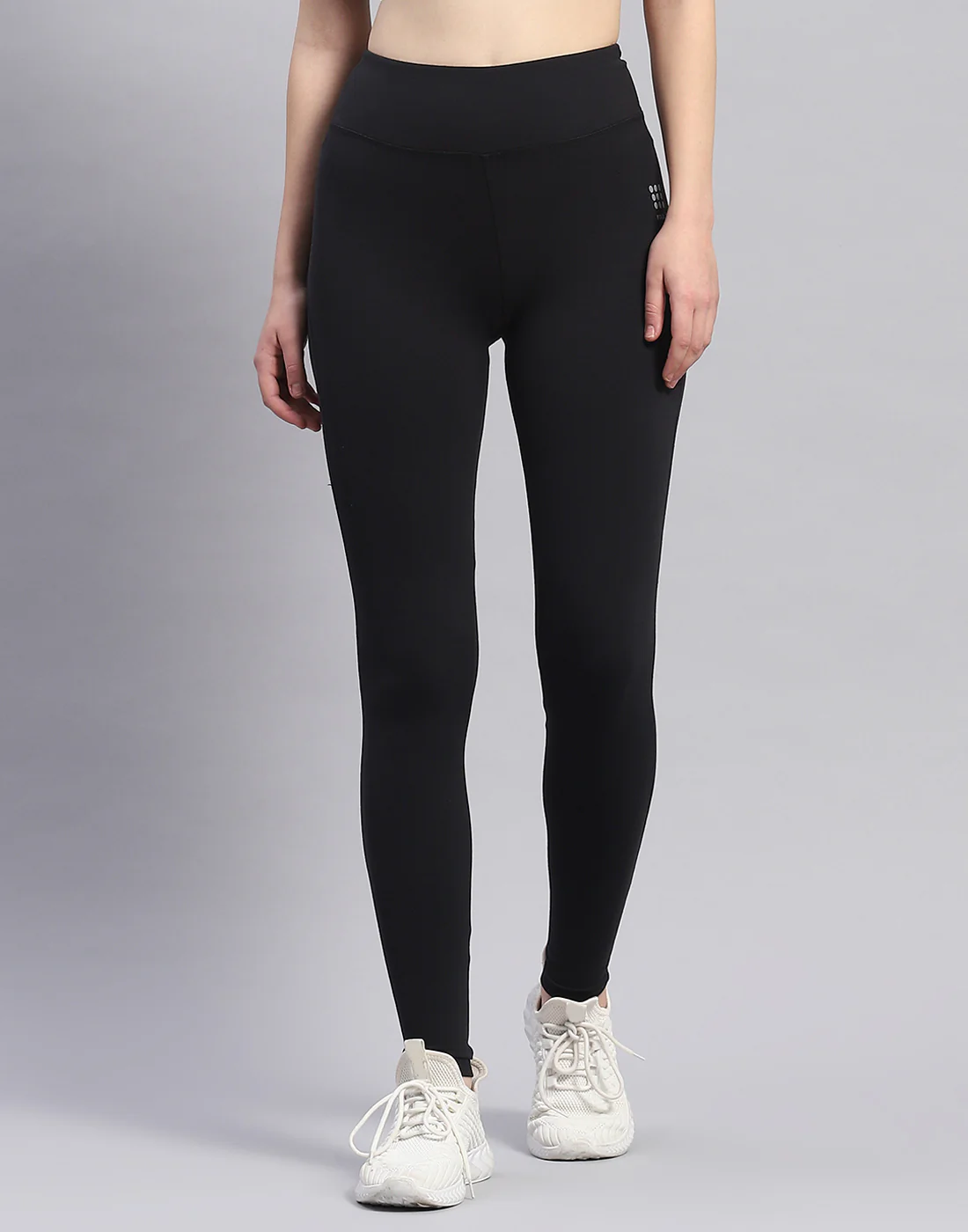 Rock.it Women Black Solid Regular Fit Lower - Image 2