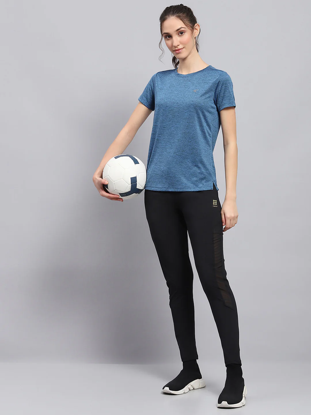 Rock.it Women Black Solid Regular Fit Lower - Image 2