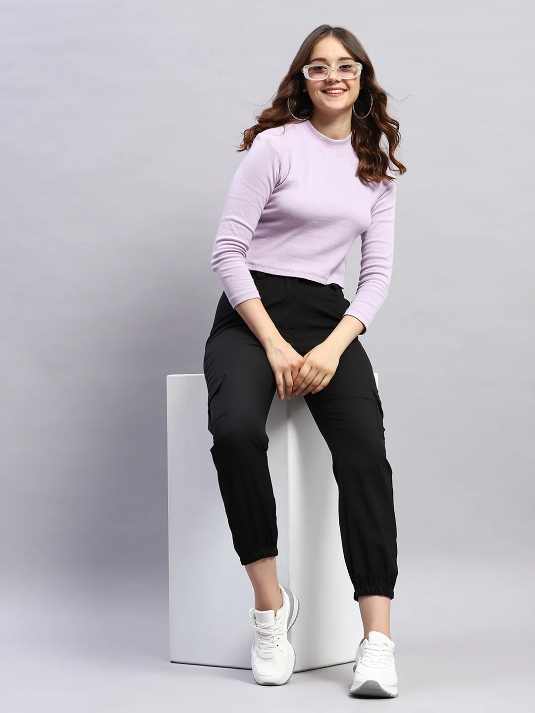 Rock.it Women Black Solid Regular Fit Lower - Image 2