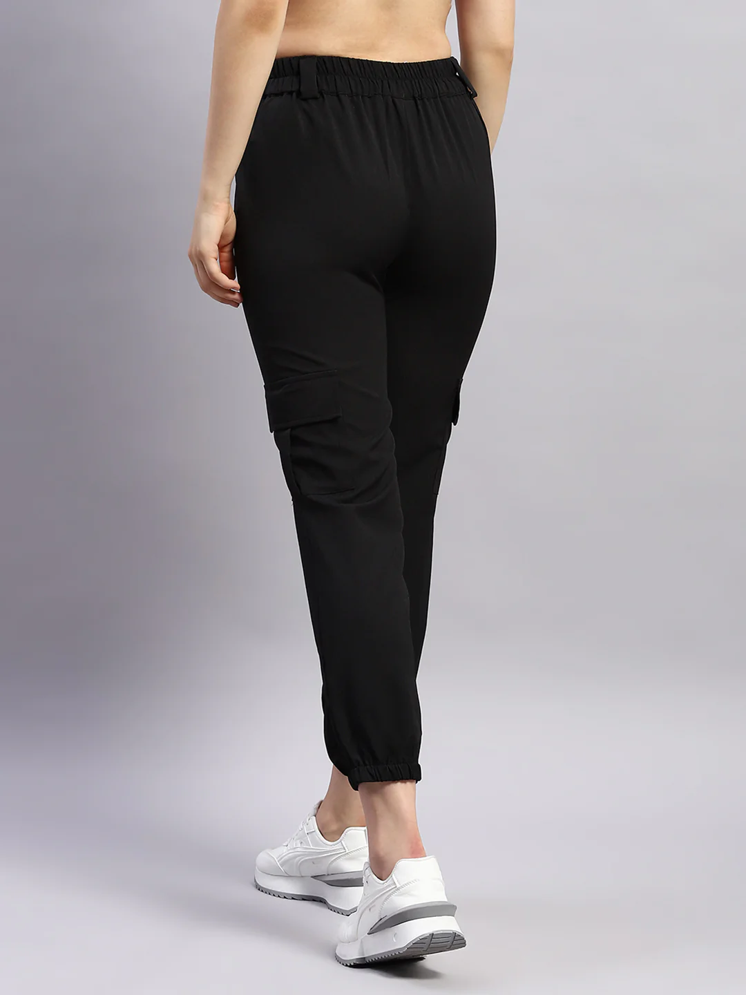 Rock.it Women Black Solid Regular Fit Lower - Image 5