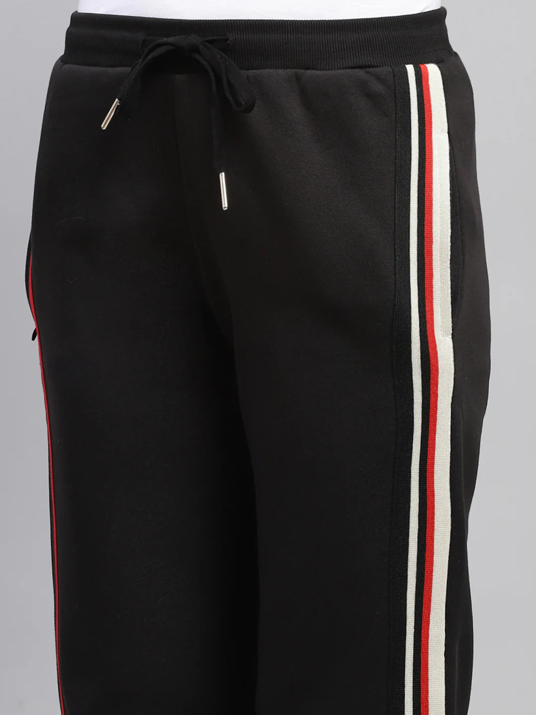 Women Black Solid Regular Fit Lower - Image 7