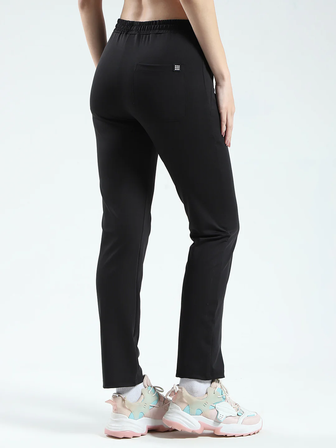 Rock.it Women Black Solid Regular Fit Lower - Image 5