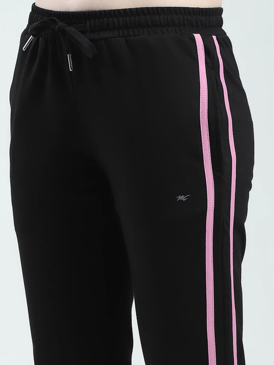 Women Black Solid Regular Fit Lower - Image 6