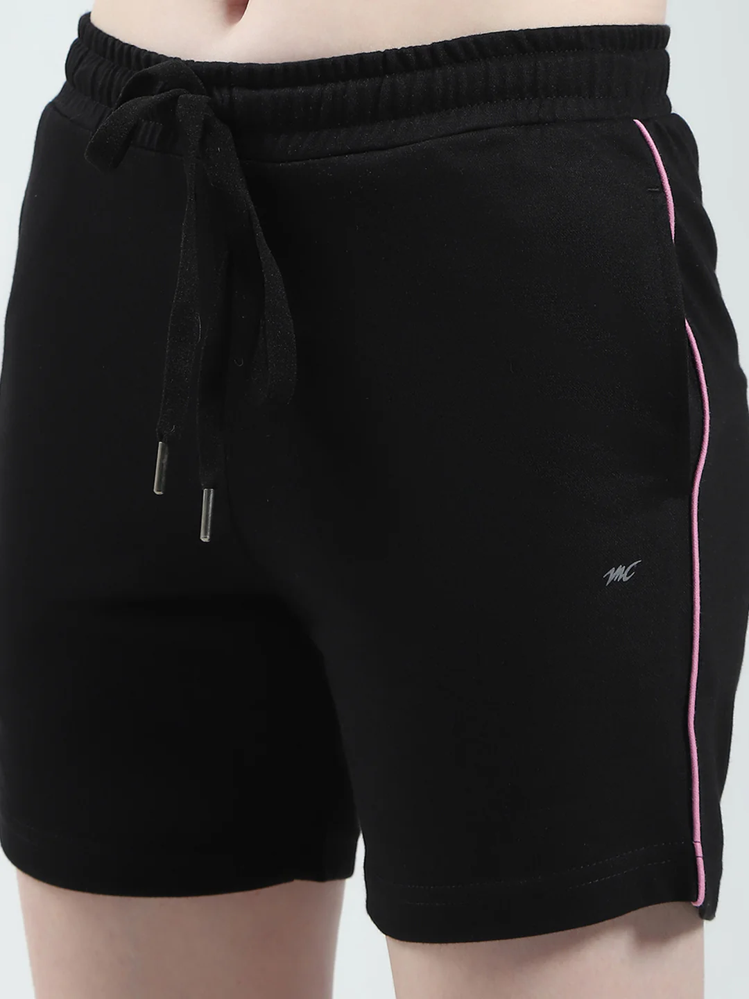 Women Black Solid Regular Fit Short - Image 6