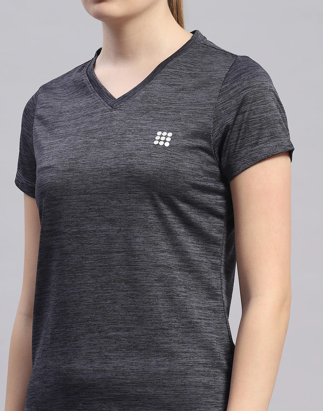 Rock.it Women Black Solid V Neck Half Sleeve Top - Image 7