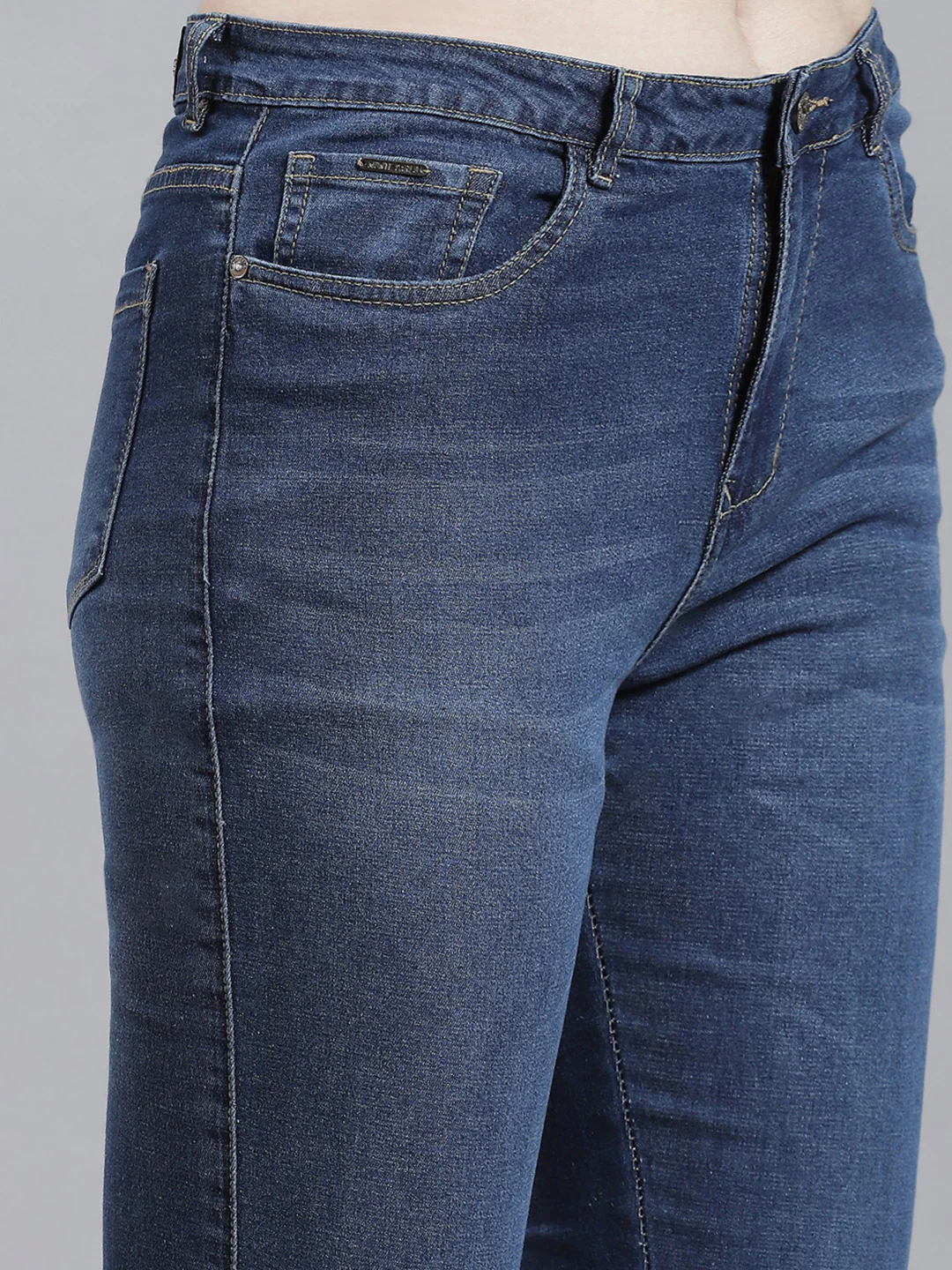 Women Blue Bootcut Denim - Image 6