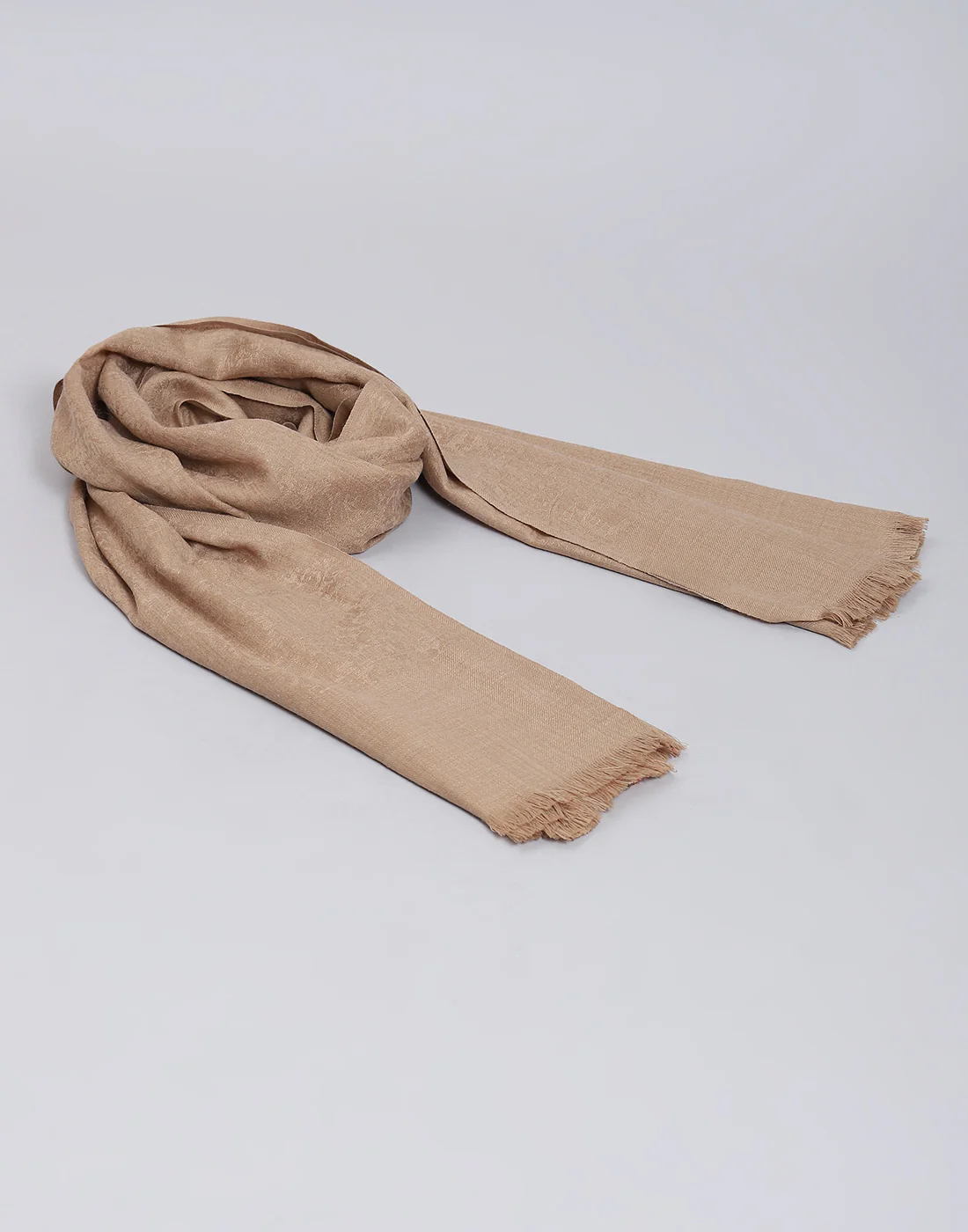 Women Brown Solid Shawl - Image 6