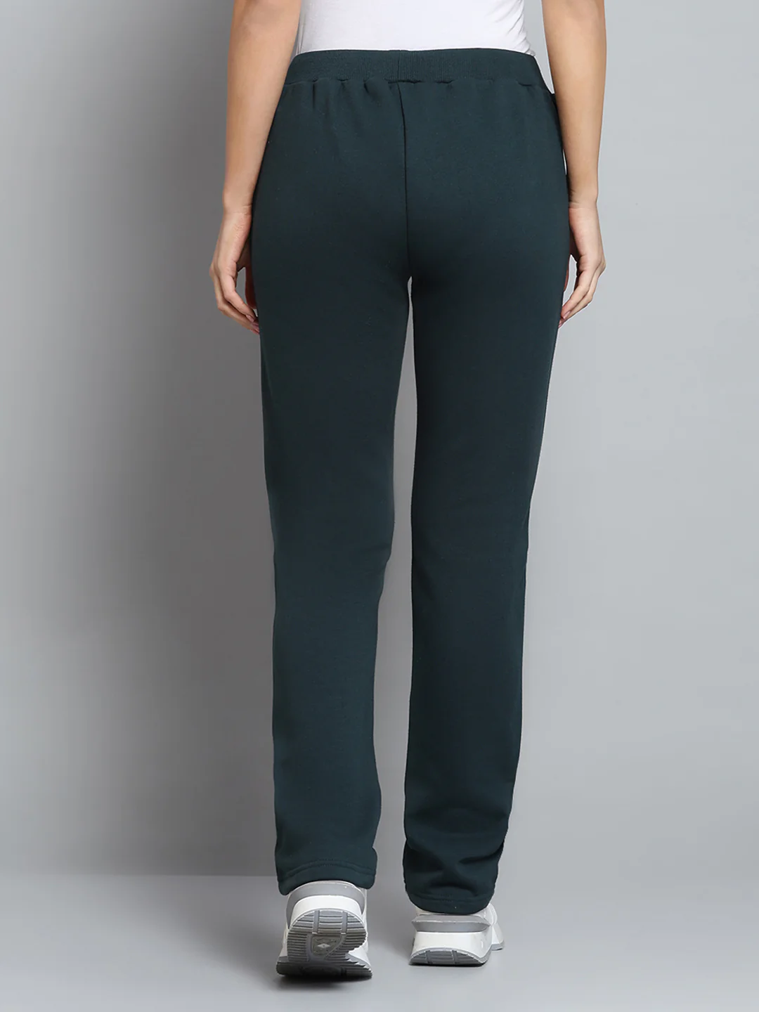 Women Green Printed Regular Fit Winter Lower - Image 5