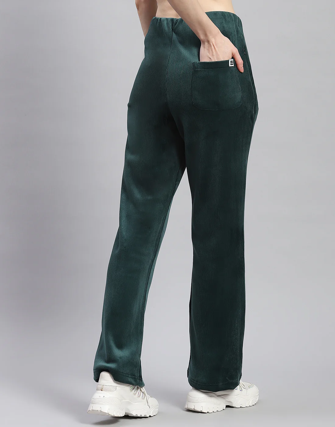 Rock.it Women Green Solid Regular Fit Winter Lower - Image 5