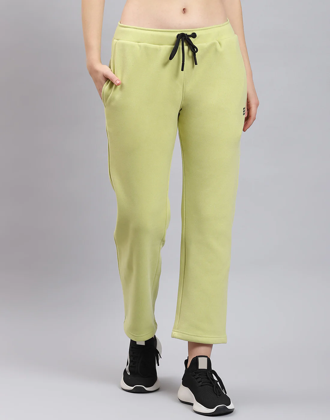 Rock.it Women Green Solid Regular Fit Winter Lower - Image 3