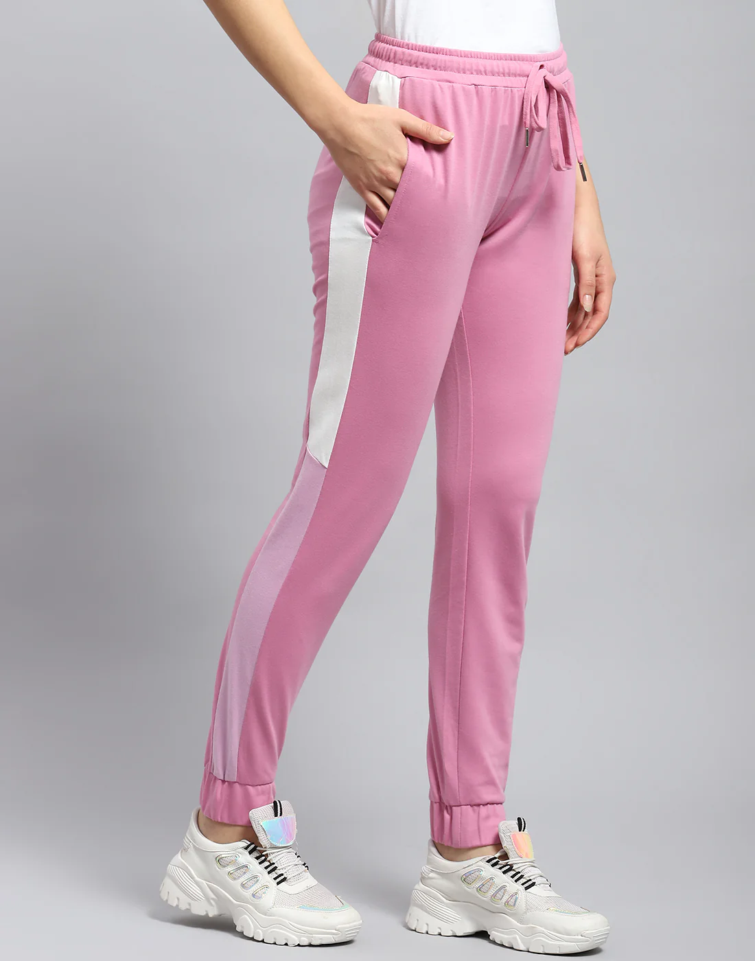 Women Mauve Printed Regular Fit Lower - Image 5