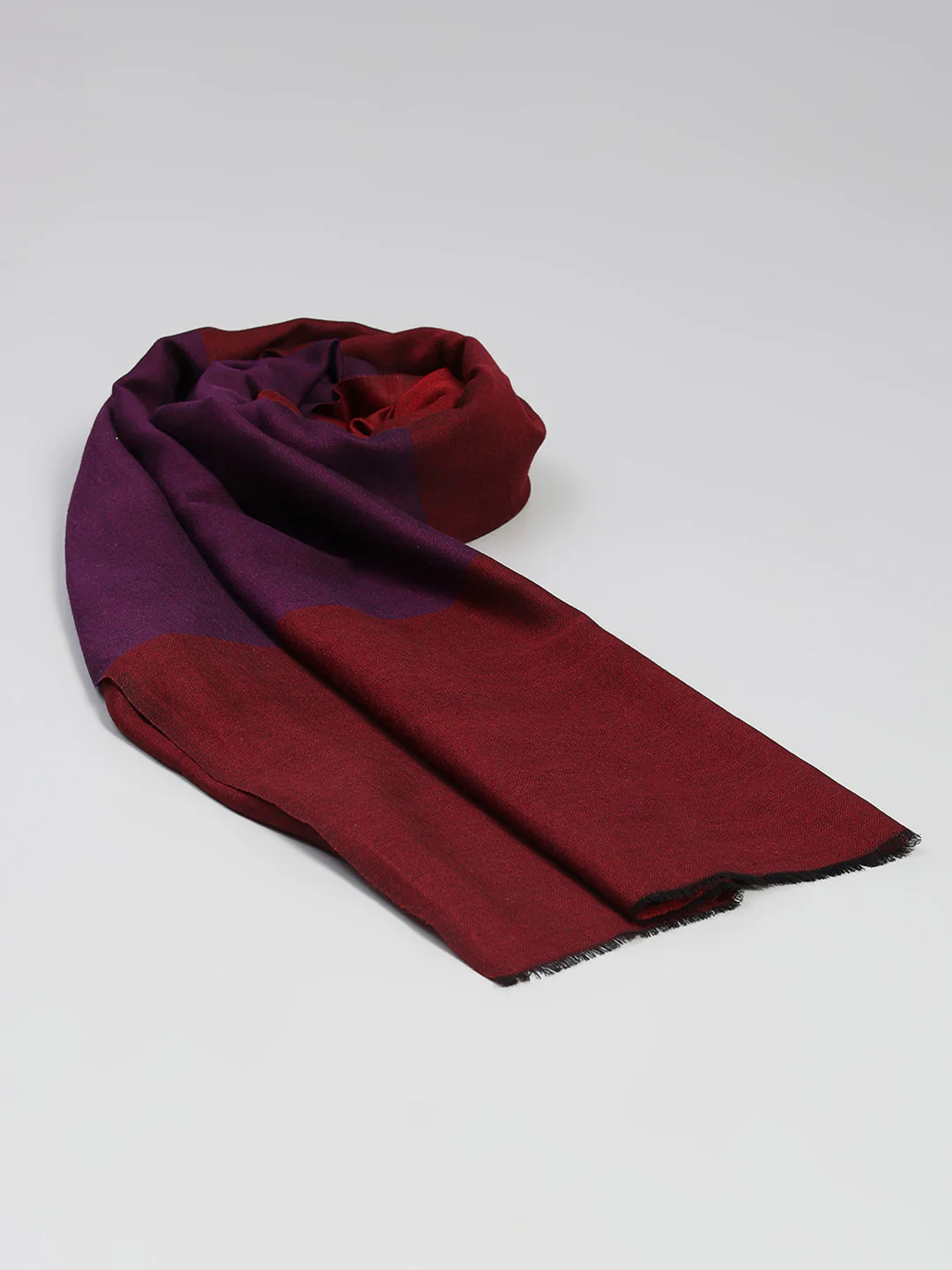 Women Multicolor Printed Wool Blend Shawl - Image 9