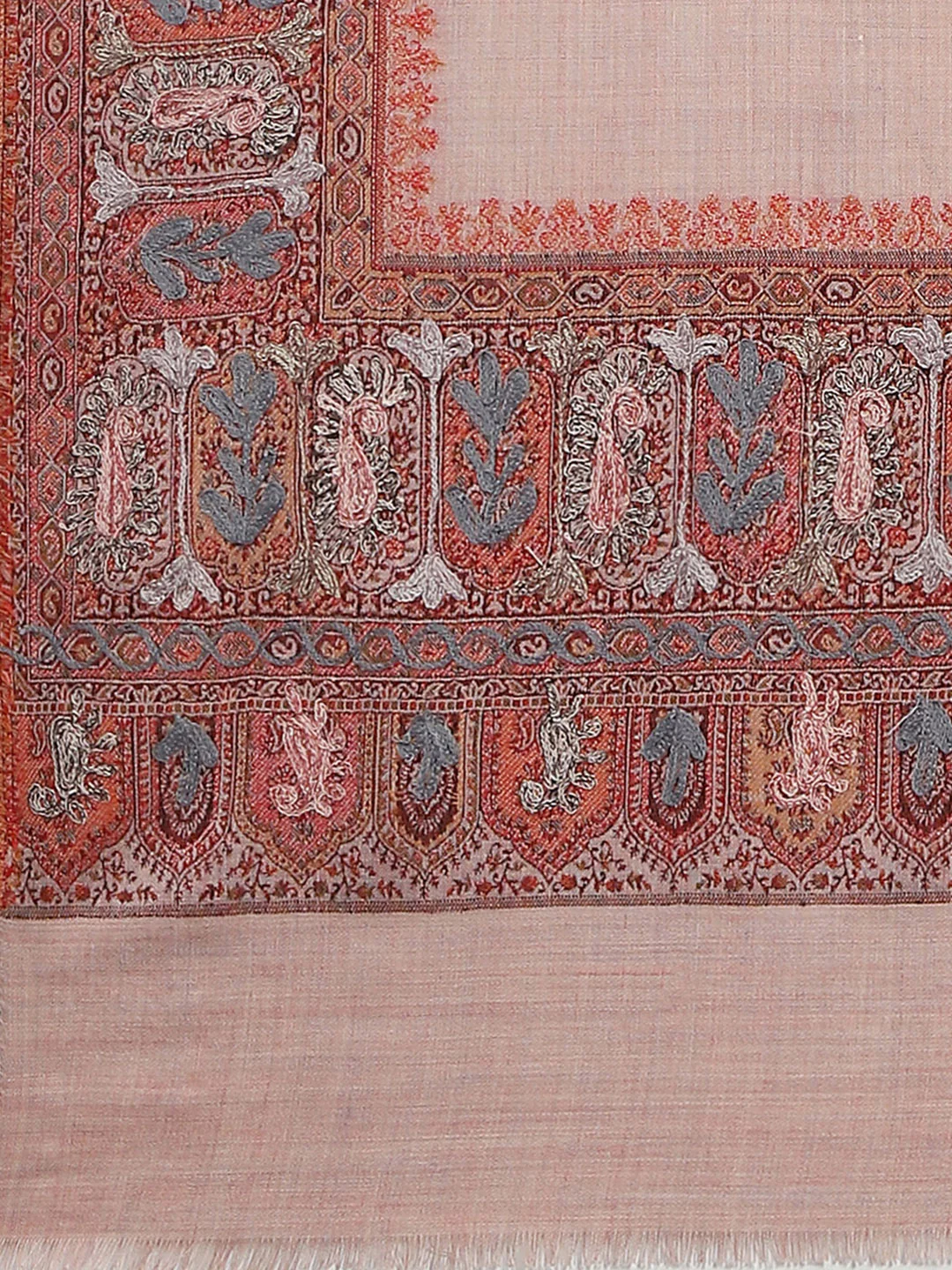 Women Multicolor Self Design Reversible Shawl - Image 6