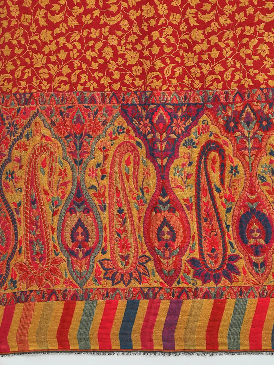 Women Multicolor Self Design Shawl - Image 6