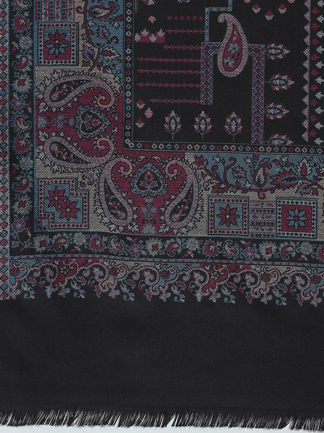 Women Multicolor Self Design Shawl - Image 6