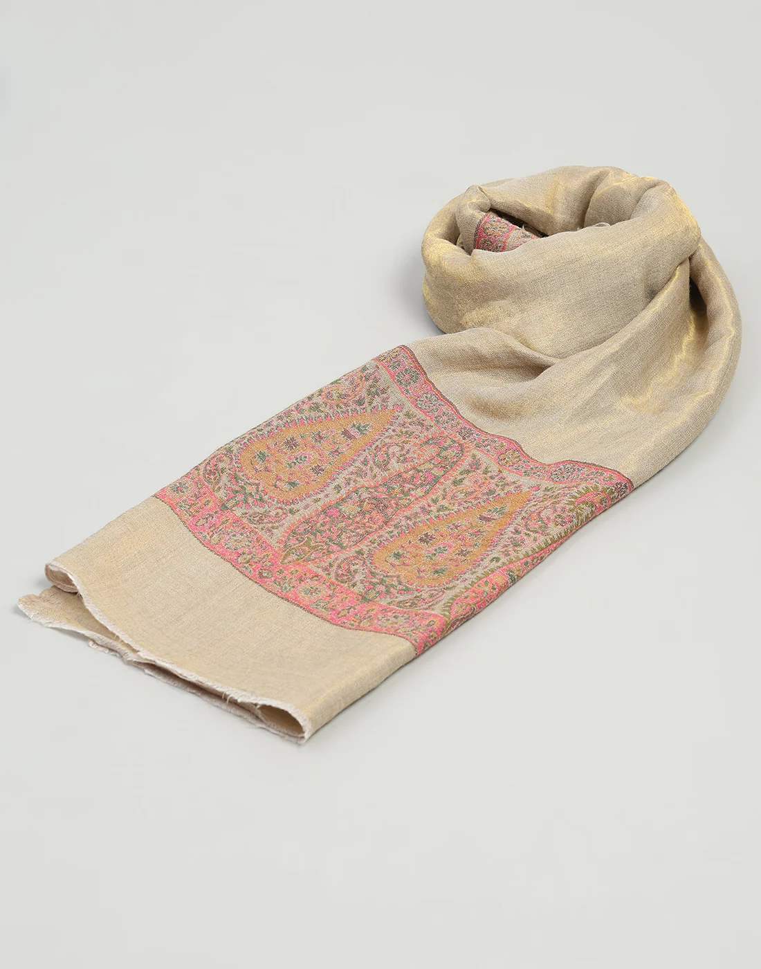 Women Multicolor Self Design   Shawl - Image 6