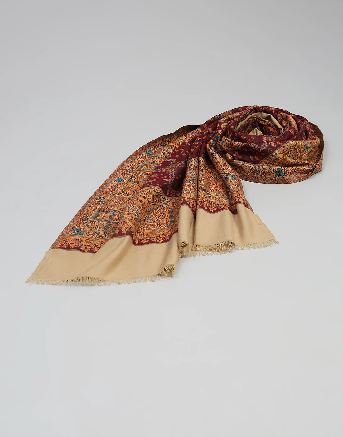 Women Multicolor Self Design   Shawl - Image 6