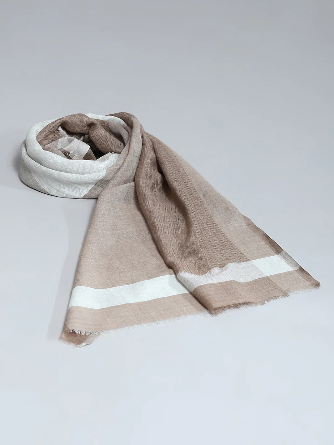 Women Multicolor Self Design Stole - Image 6
