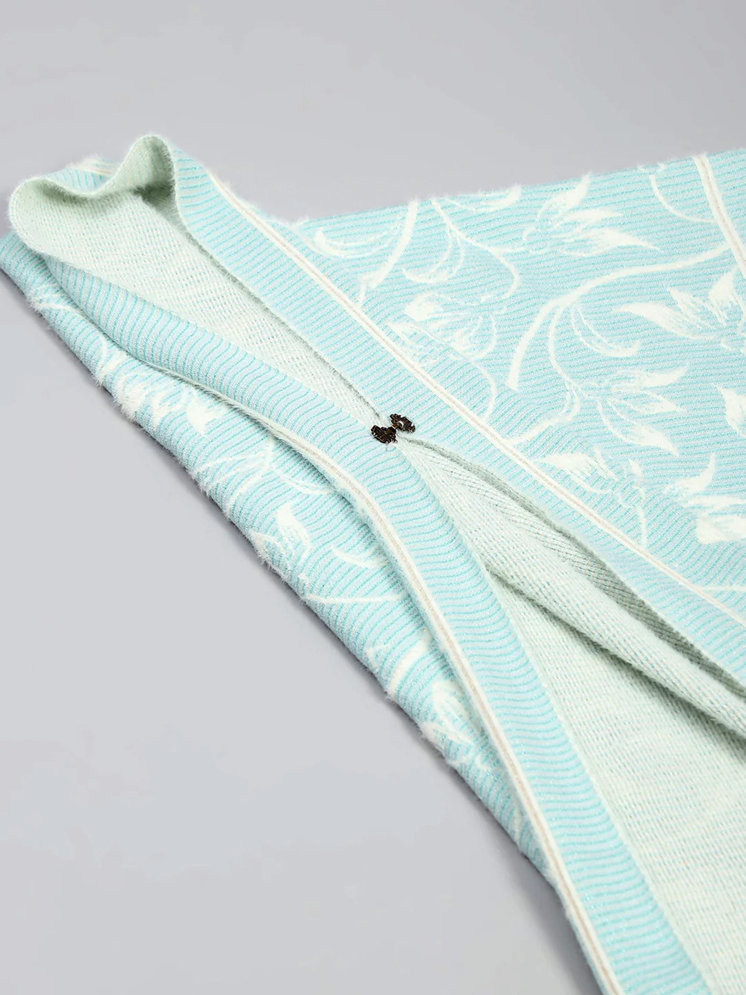 Women Multicolor Self Design Stole - Image 5