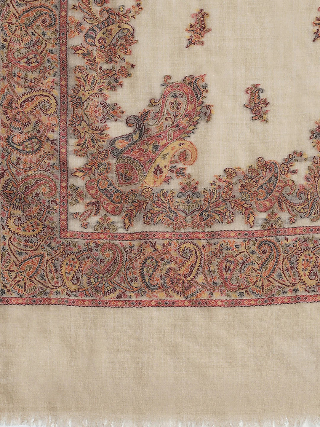 Women Multicolor Self Design Stole - Image 7