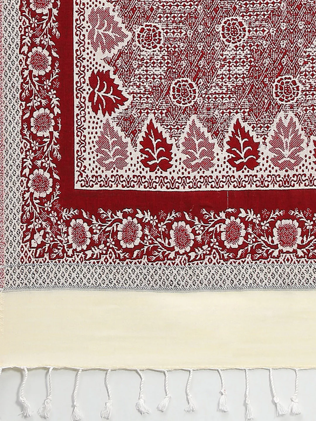 Women Multicolor Self Design Stole - Image 7
