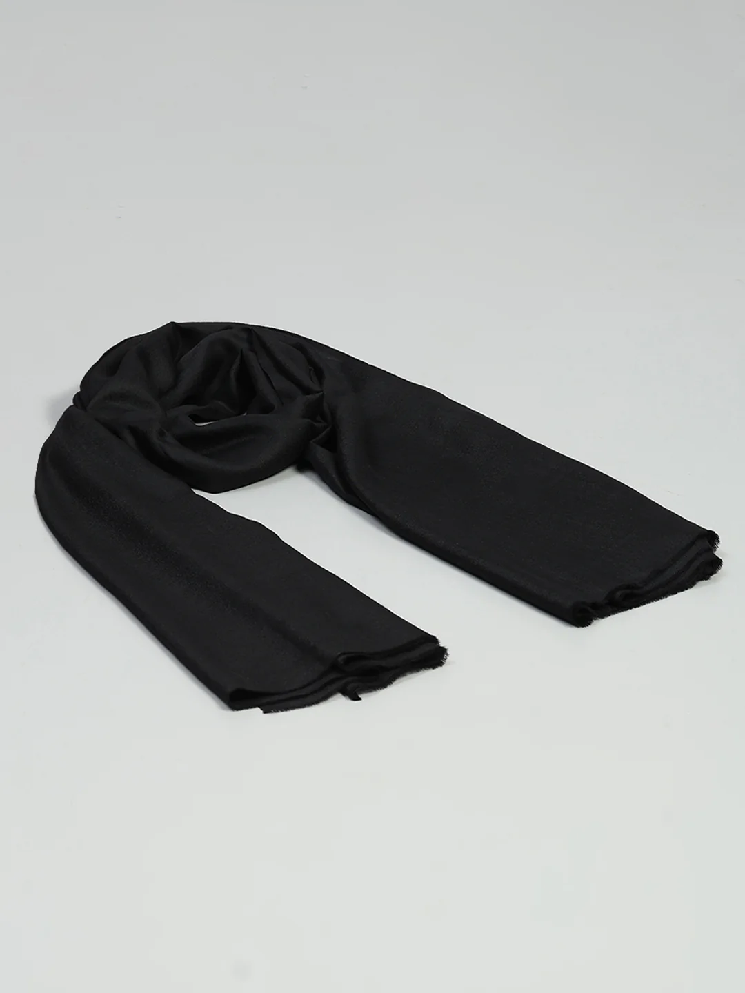 Women Multicolor Self Design Wool Shawl - Image 6