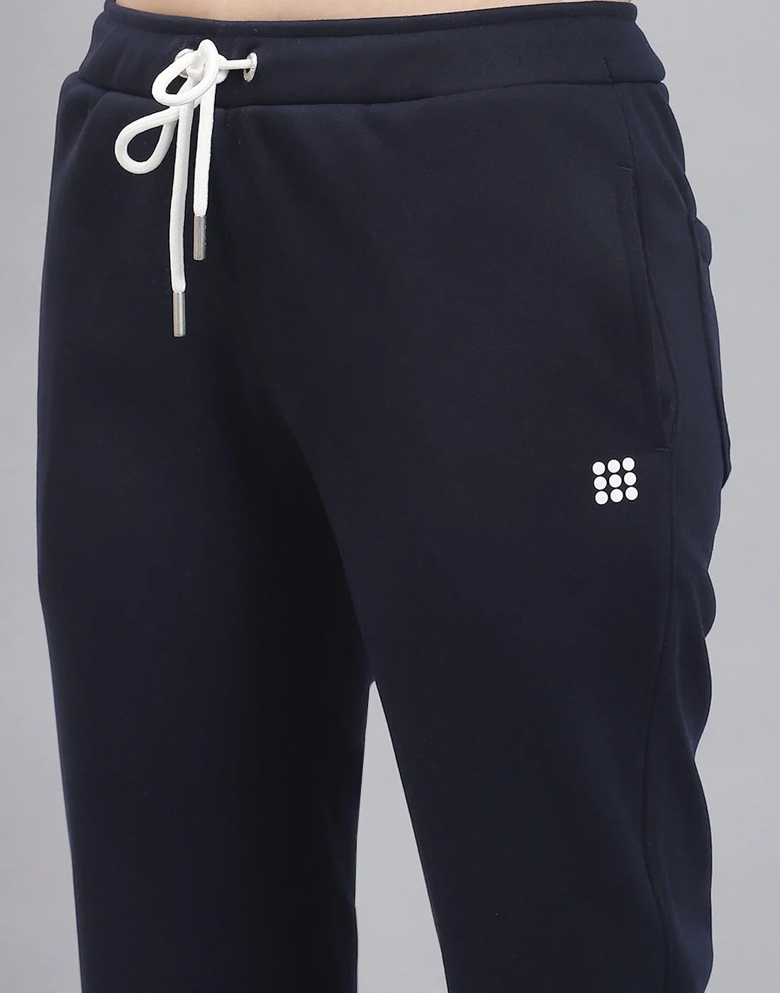 Rock.it Women Navy Blue Solid Regular Fit Winter Lower - Image 6