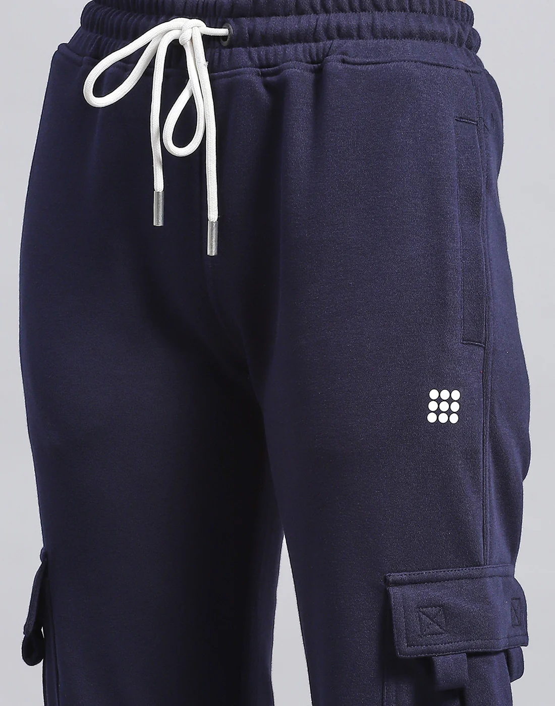 Rock.it Women Navy Blue Solid Regular Fit Lower - Image 6