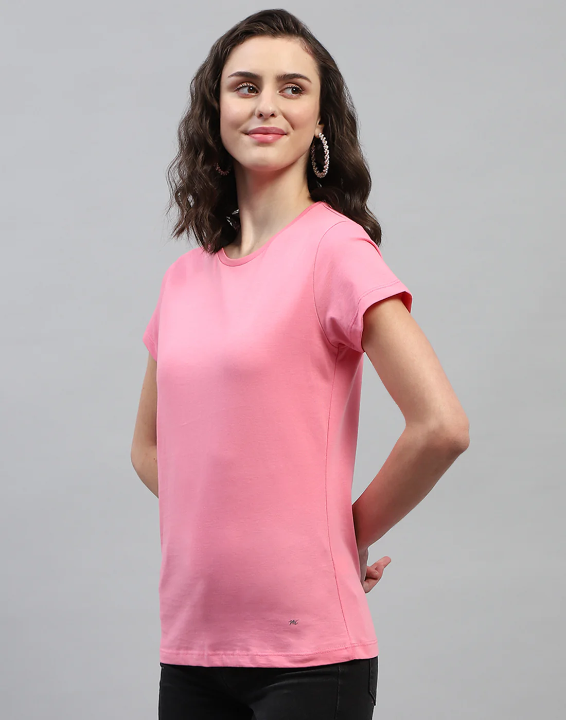 Women Off White & Pink Solid Round Neck Half Sleeve Top (Pack of 2) - Image 8