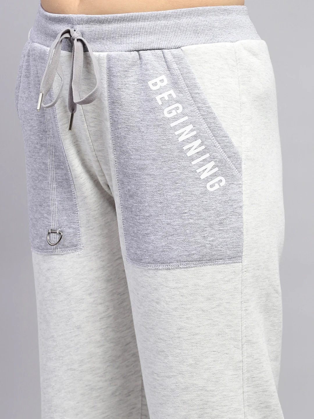 Women Off White Solid Regular Fit Lower - Image 6