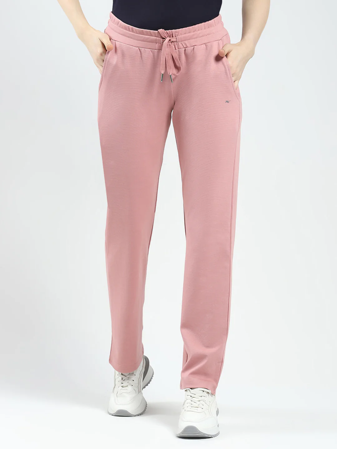 Women Peach Solid Regular Fit Lower - Image 3