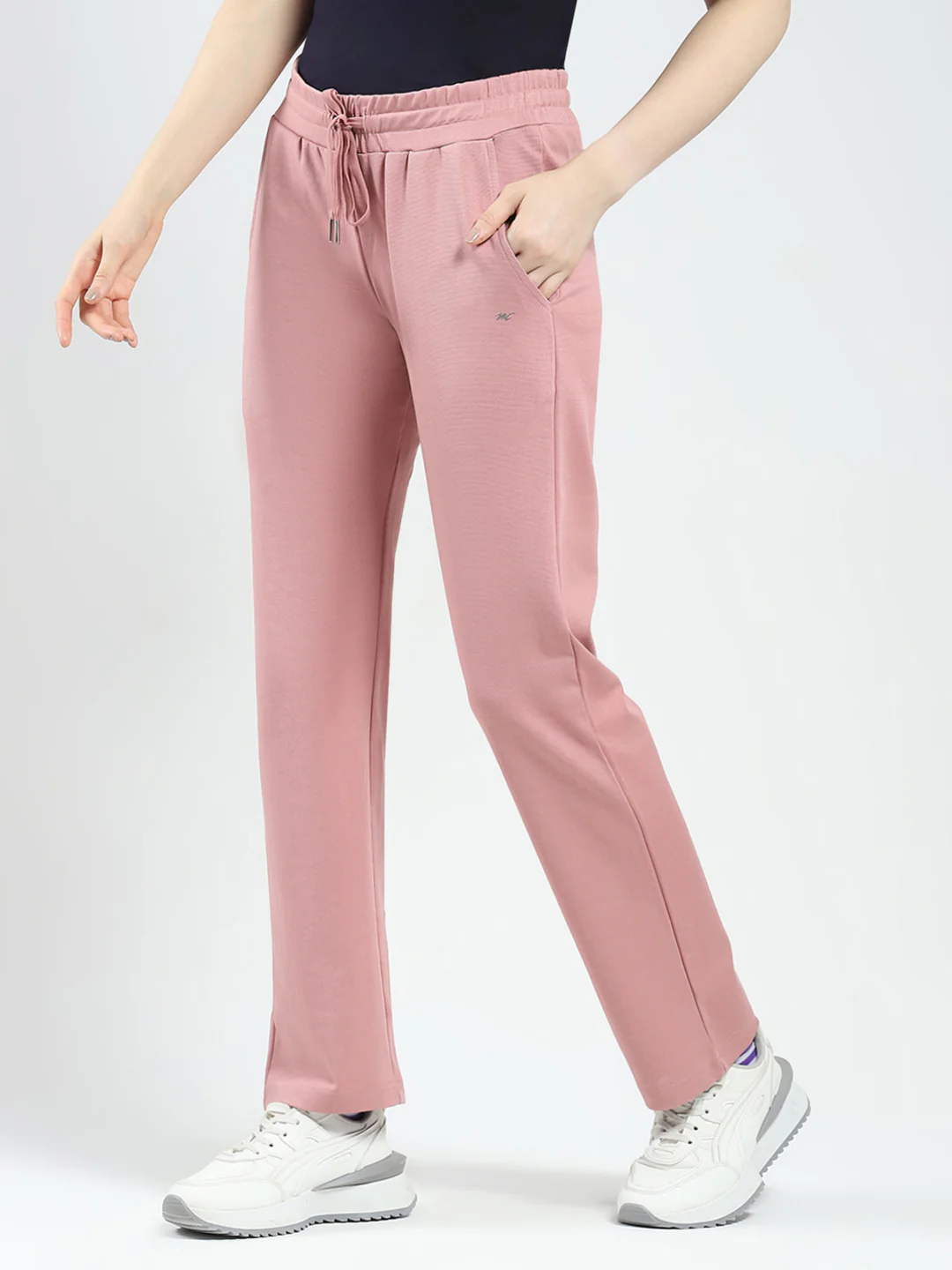 Women Peach Solid Regular Fit Lower - Image 4