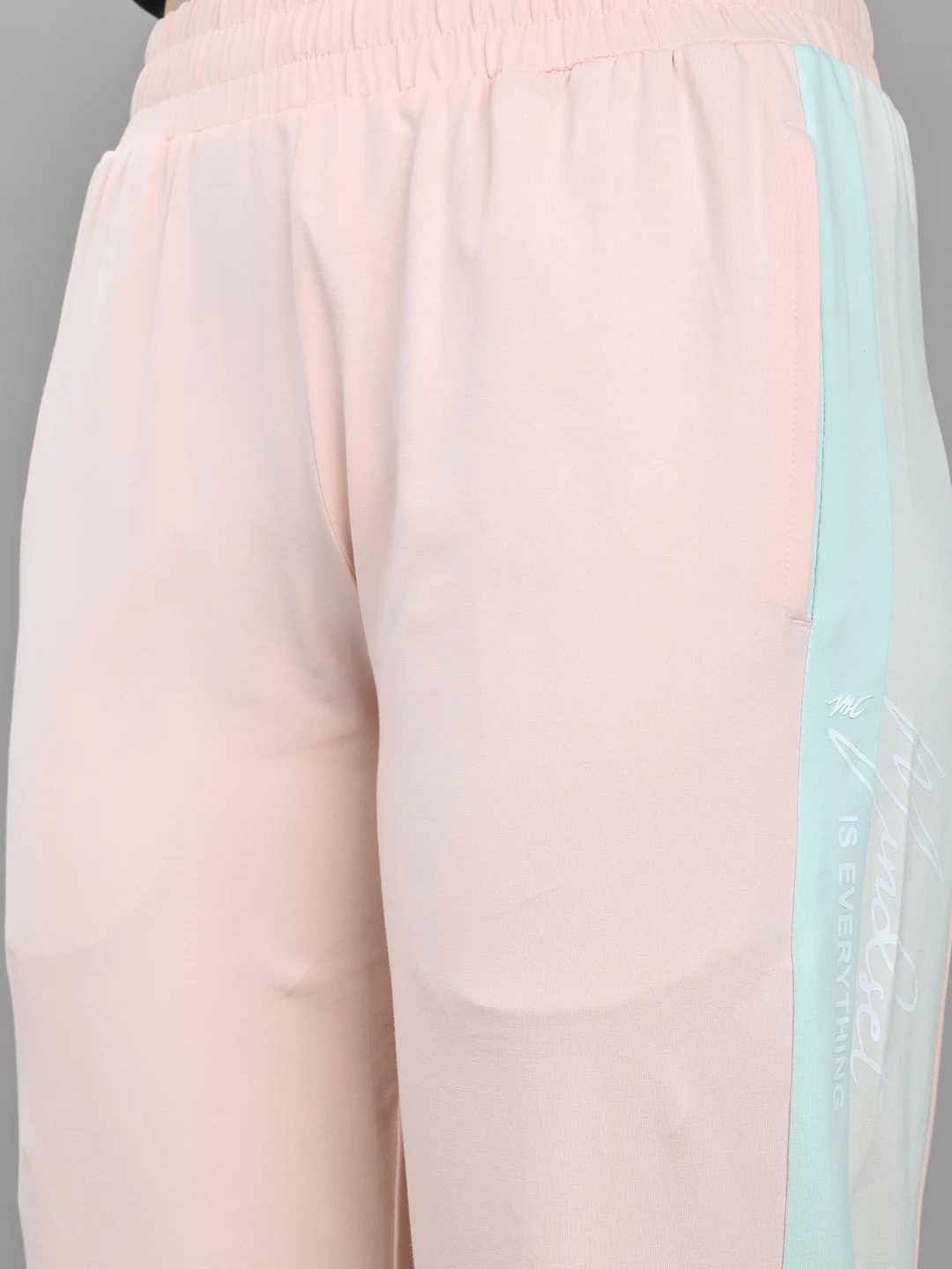 Women Peach Solid Regular Fit Lower - Image 4