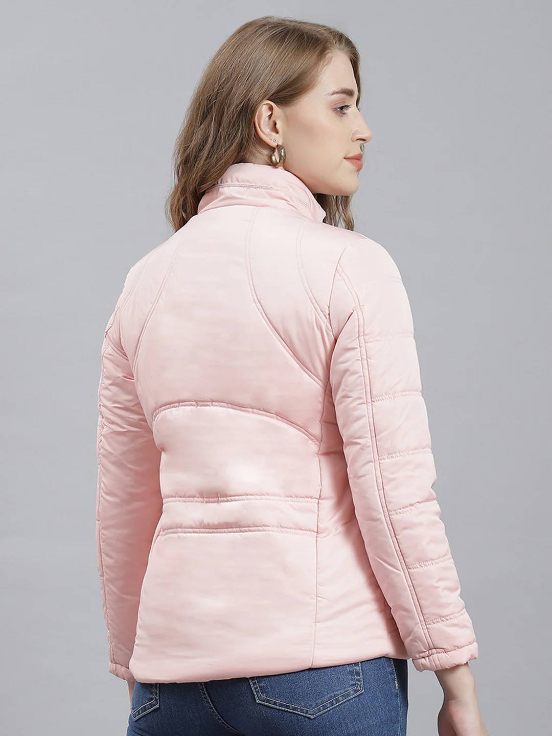 Women Pink Printed Jacket - Image 5