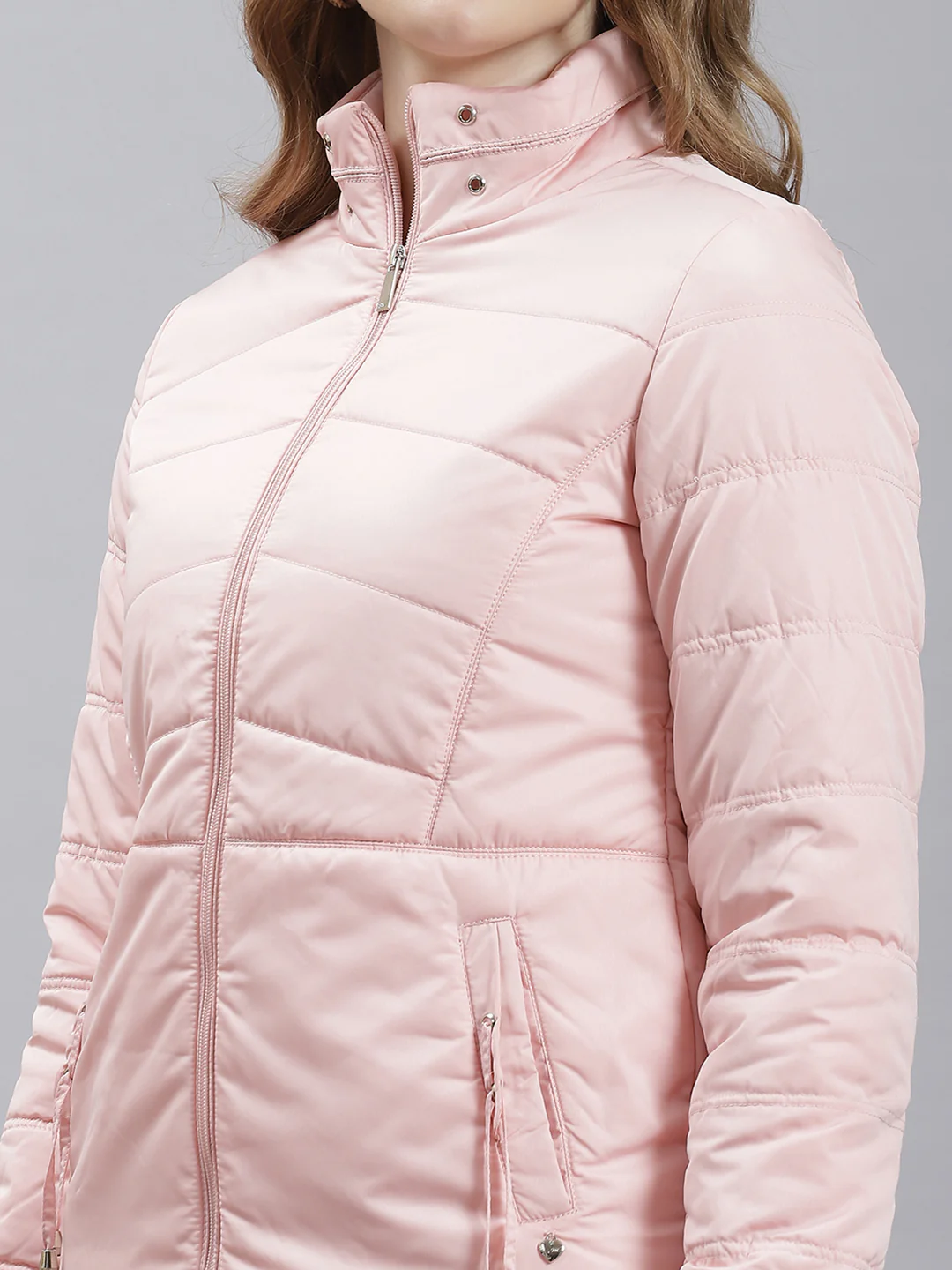 Women Pink Printed Jacket - Image 6