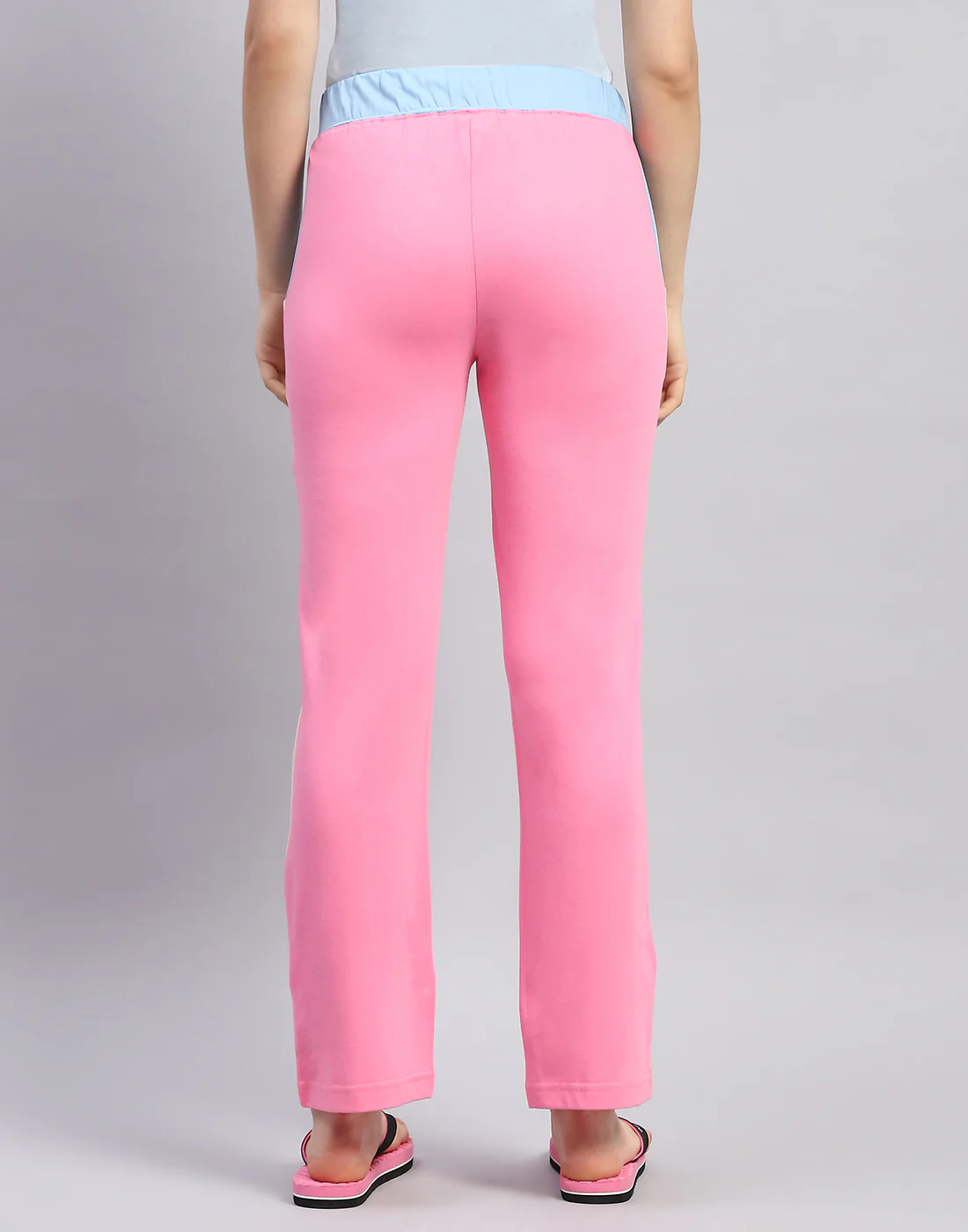 Women Pink Printed Regular Fit Lower - Image 5