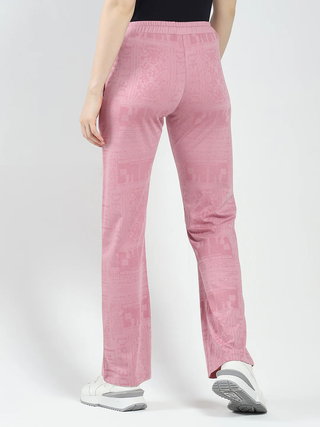 Women Pink Printed Regular Fit Lower - Image 5