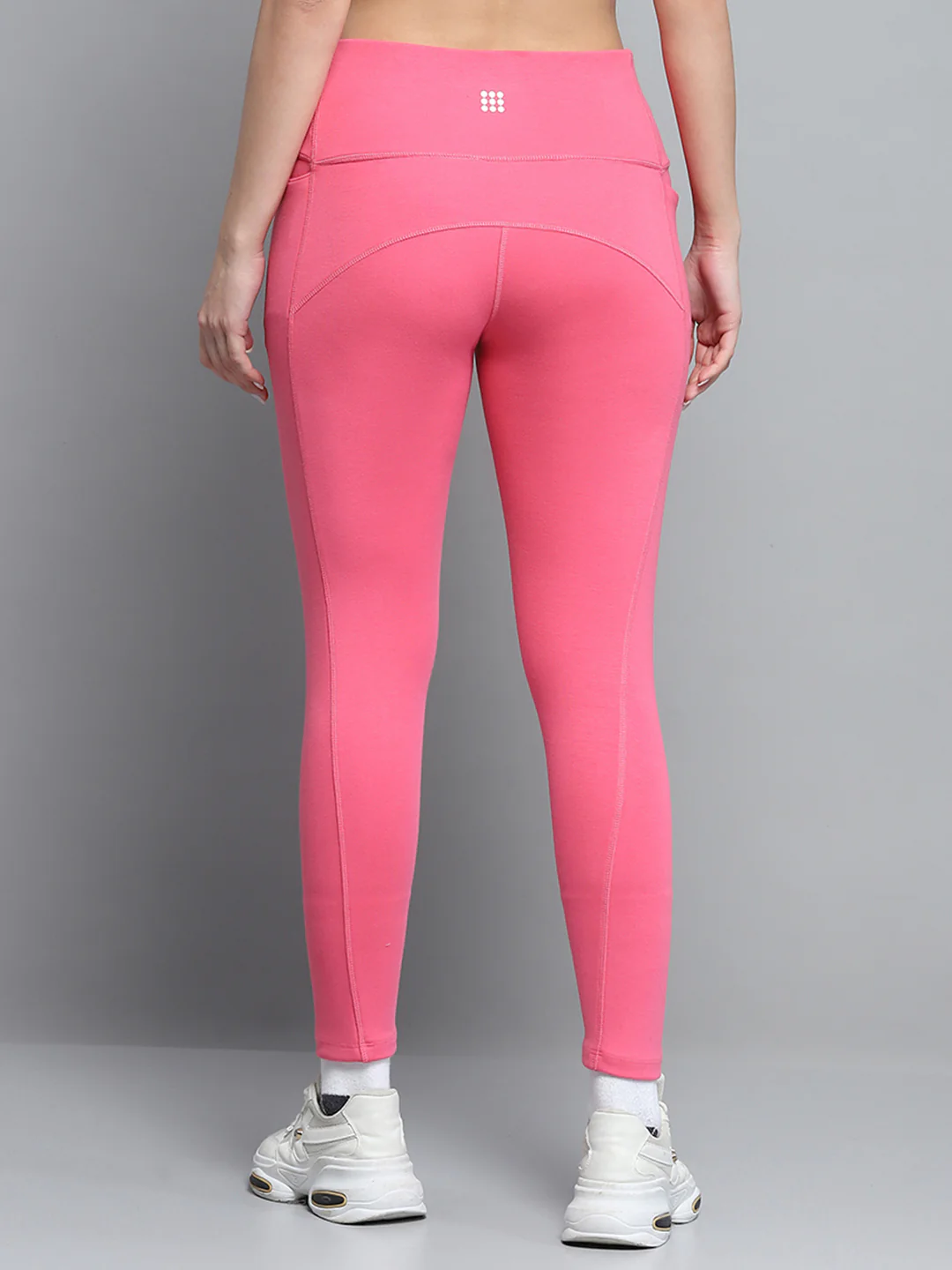 Rock.it Women Pink Solid Regular Fit legging - Image 5