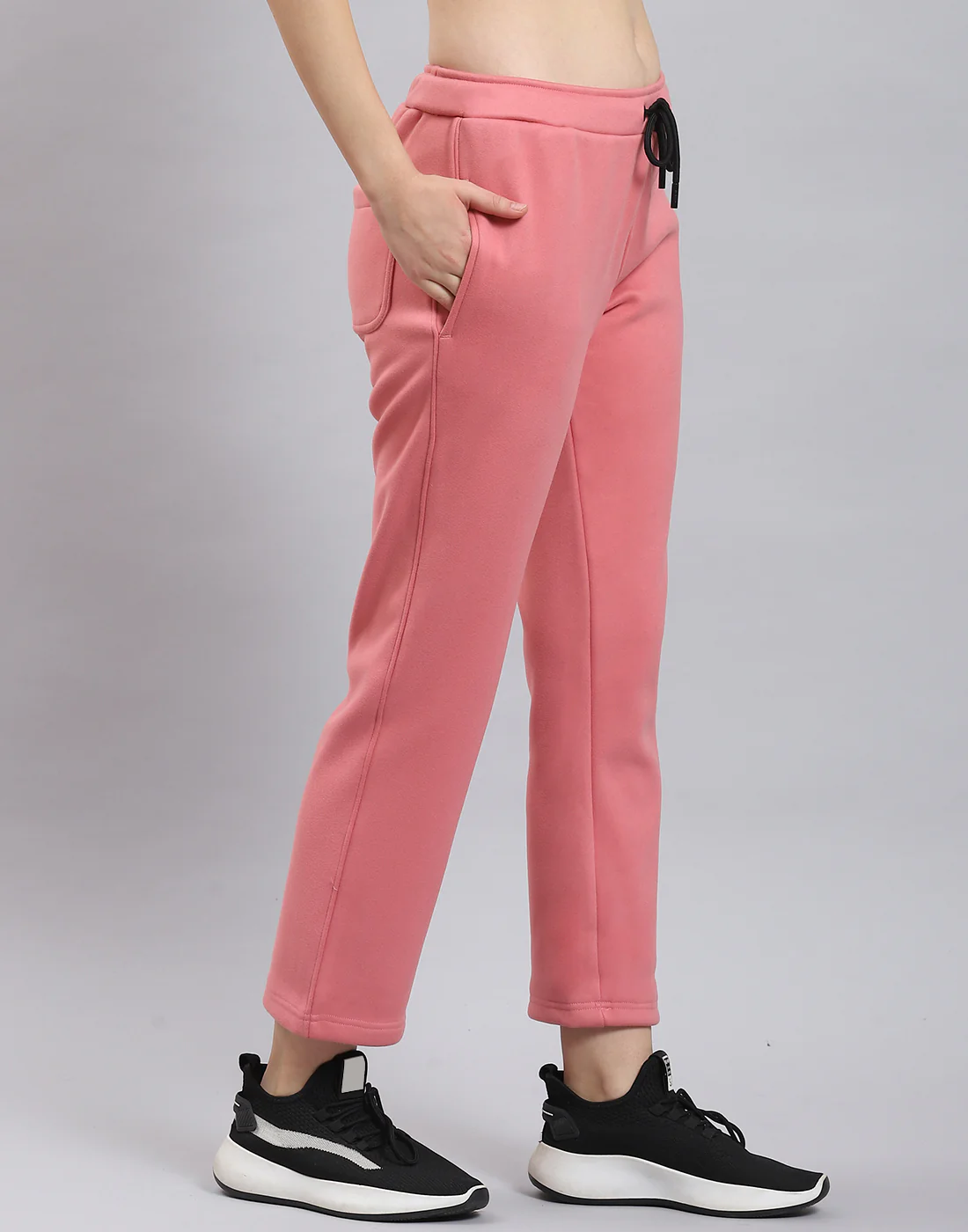 Rock.it Women Pink Solid Regular Fit Winter Lower - Image 4