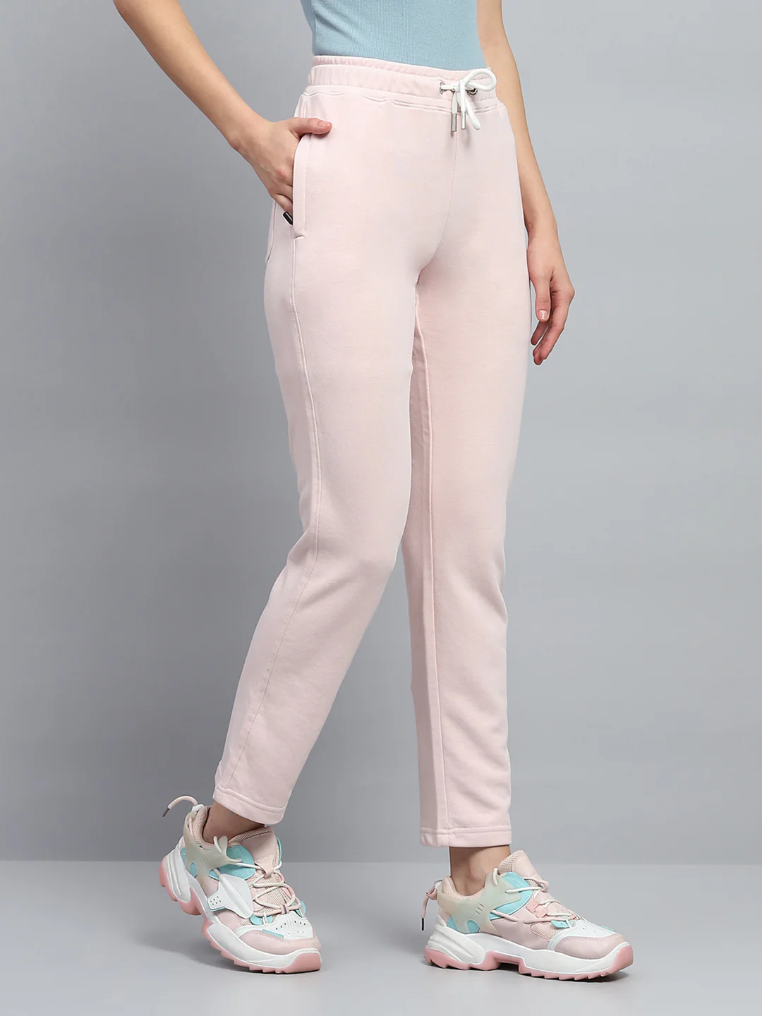 Rock.it Women Pink Solid Regular Fit Lower - Image 4